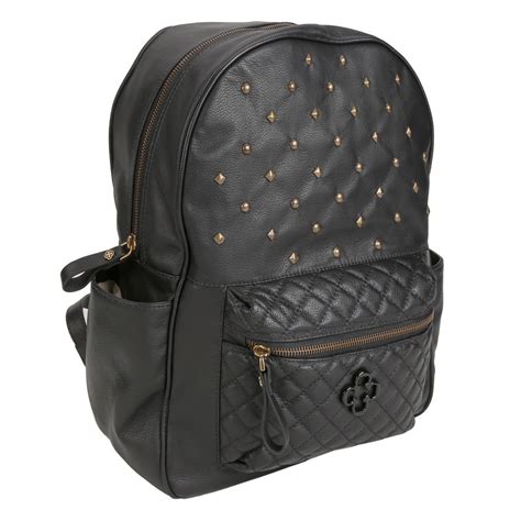 mochila de couro feminina com spikes